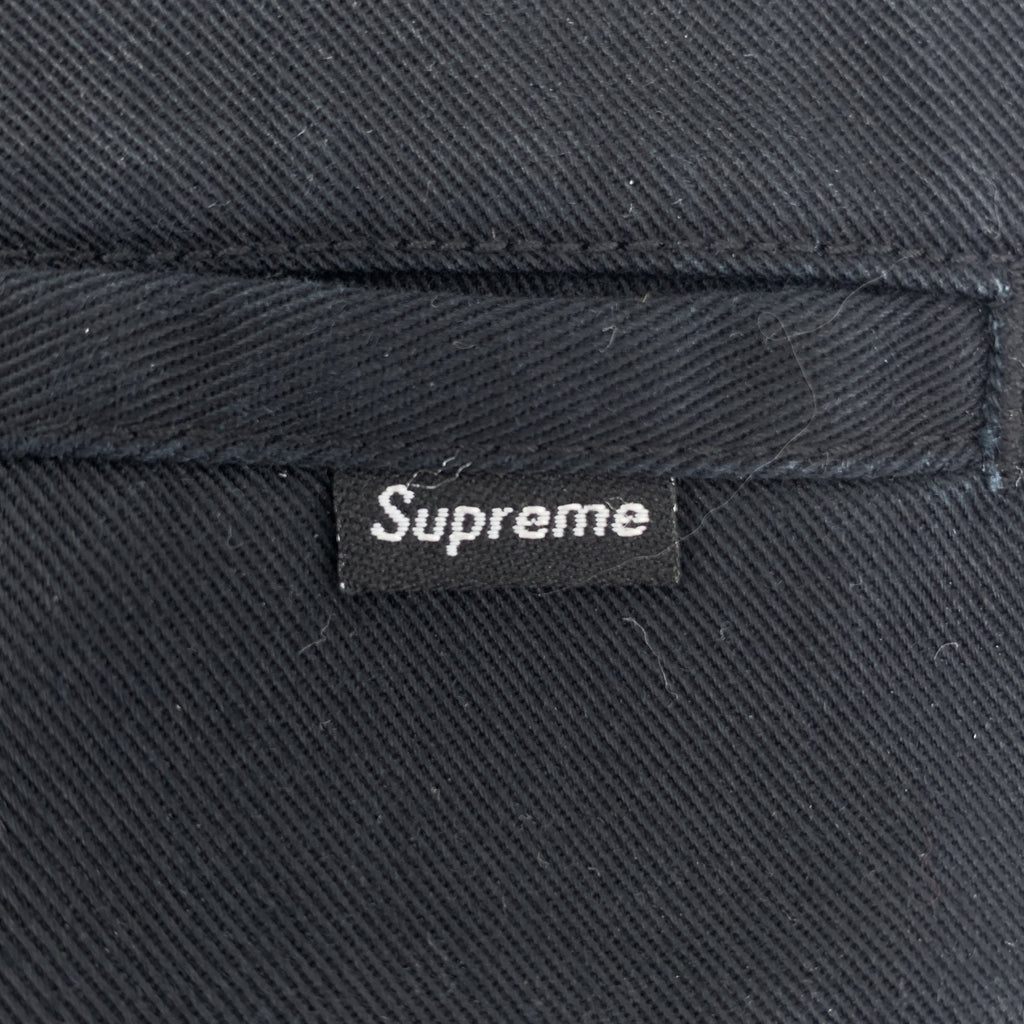 SUPREME / シュプリーム | 2023AW | Work Pant ツイル コットンポリエステル チノ ワークパンツ | 30 | ブラック | メンズ