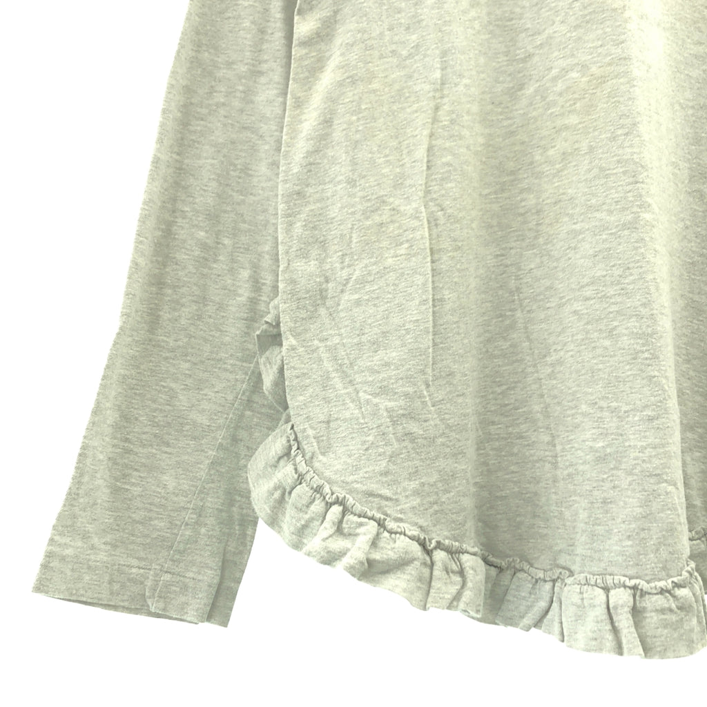 COMME des GARCONS COMME des GARCONS / コムコム | 2016AW | コットン フリル ロングスリーブ カットソー | M | グレー | レディース
