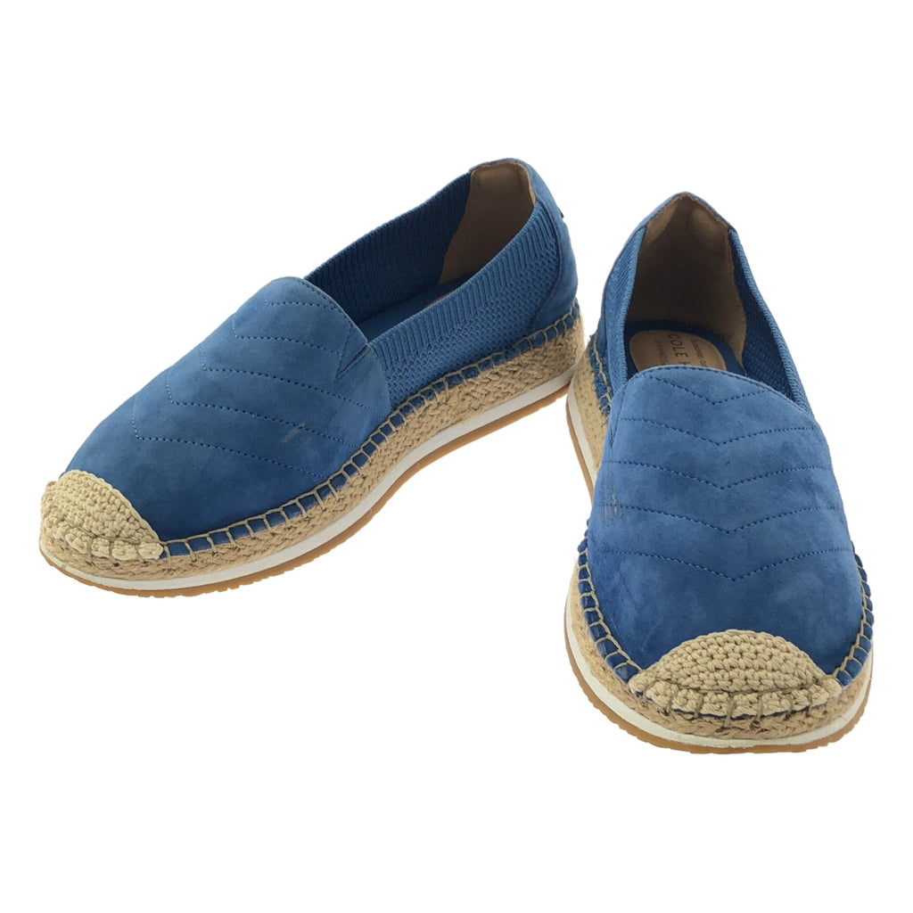 【美品】  COLE HAAN / コールハーン | クラウドフィール エスパドリーユ スリッポン スニーカー | 7 | ブルー | レディース