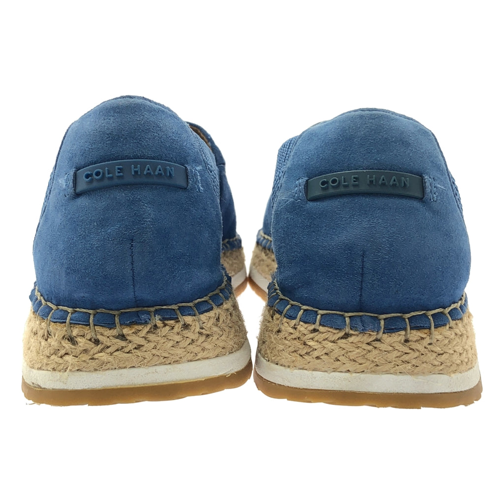 【美品】  COLE HAAN / コールハーン | クラウドフィール エスパドリーユ スリッポン スニーカー | 7 | ブルー | レディース