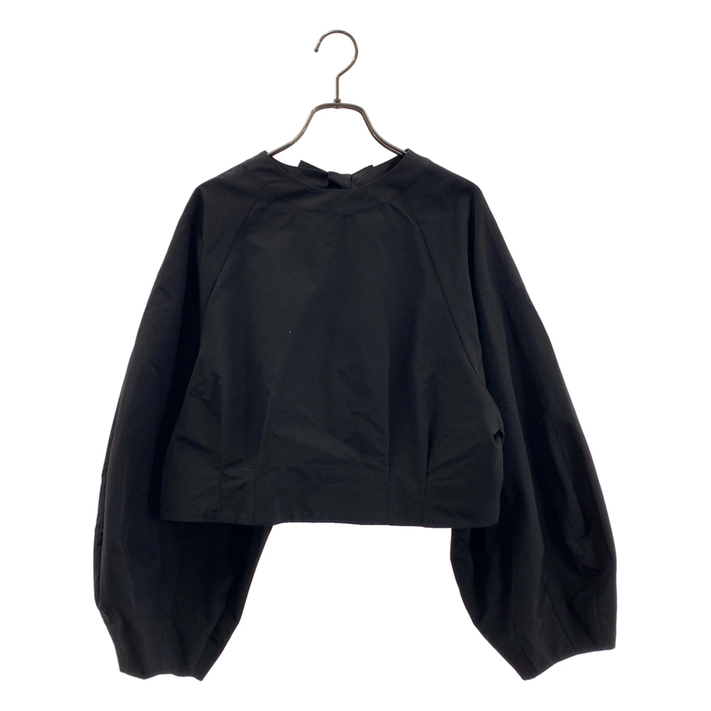 【成色極佳】LOHEN | 棉尼龍混紡打結兩用襯衫 | F碼 | 黑色 | 女款