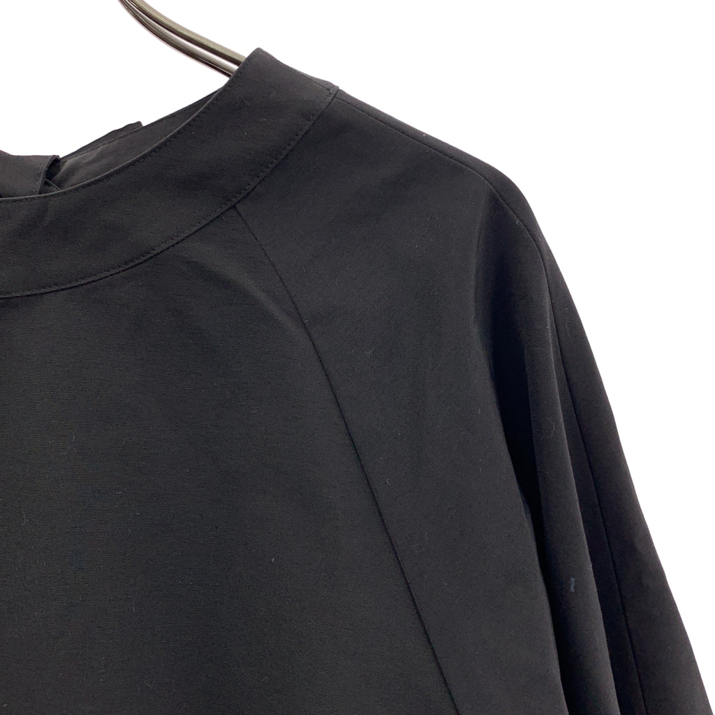 【成色極佳】LOHEN | 棉尼龍混紡打結兩用襯衫 | F碼 | 黑色 | 女款