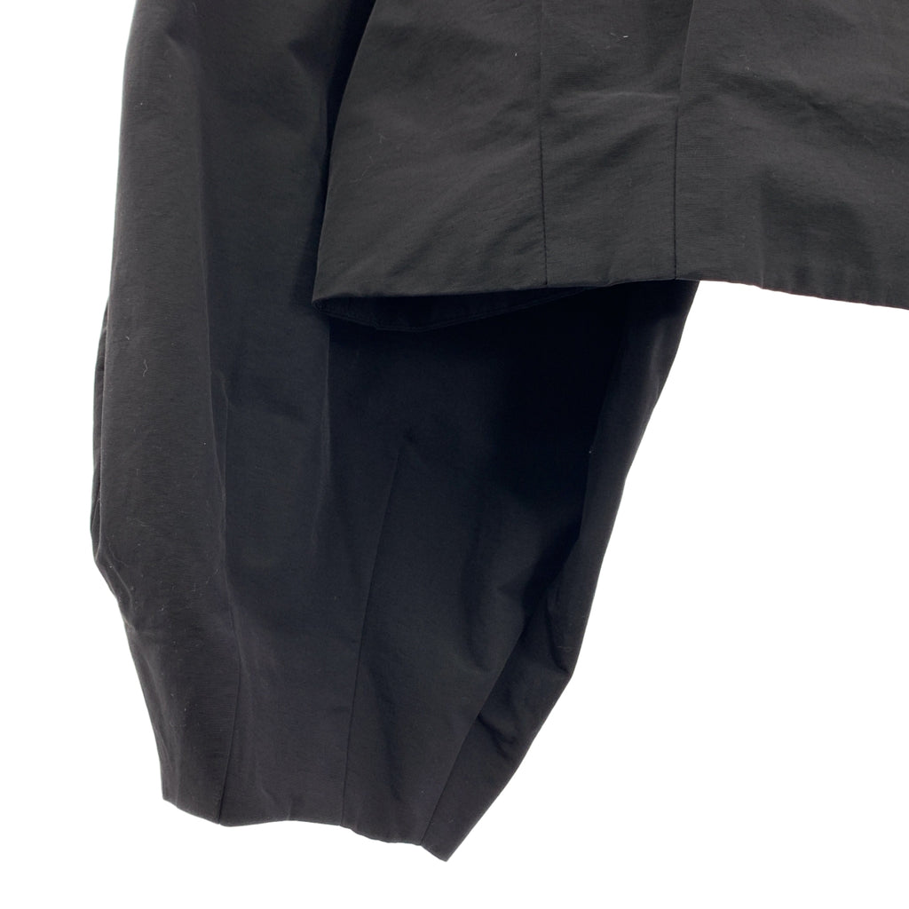 【成色極佳】LOHEN | 棉尼龍混紡打結兩用襯衫 | F碼 | 黑色 | 女款