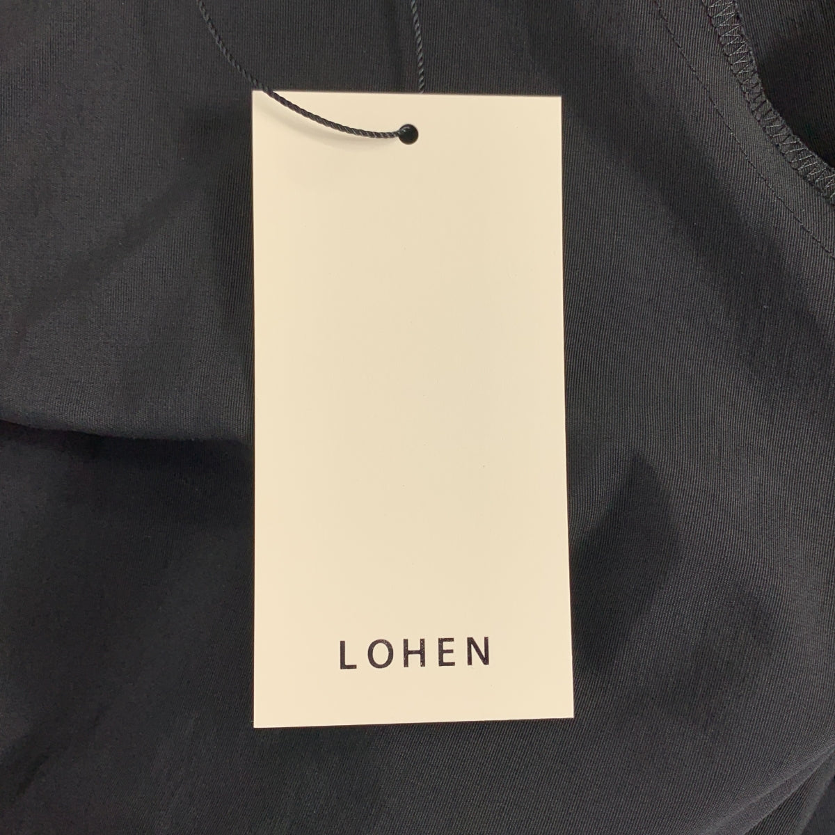 【成色極佳】LOHEN | 棉尼龍混紡打結兩用襯衫 | F碼 | 黑色 | 女款