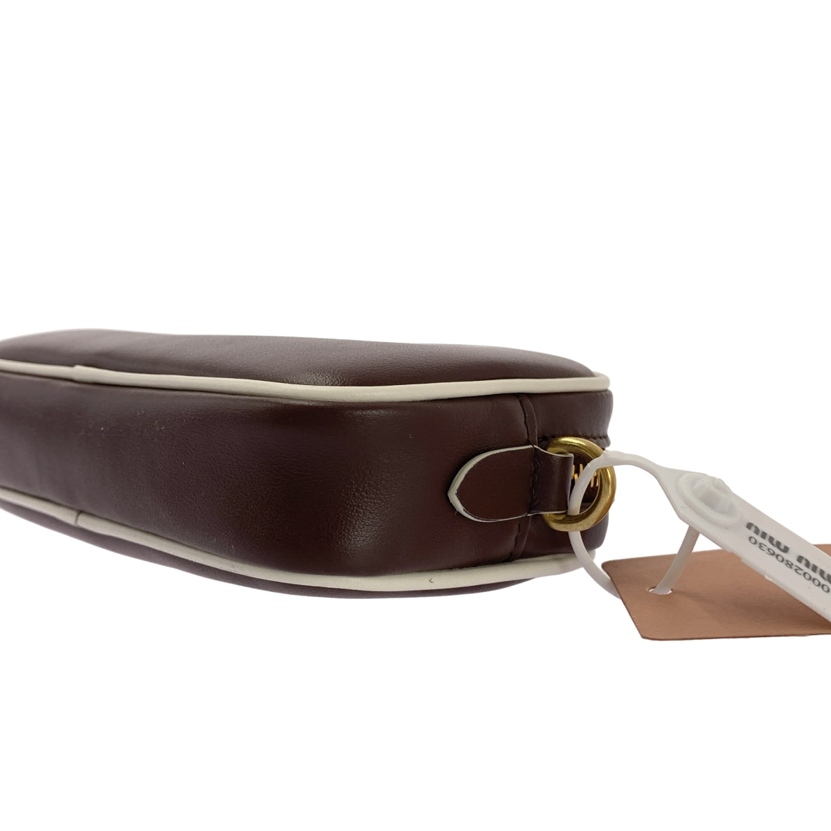 miu miu / 뮤 뮤 | SOFTY PIPING 가죽 벨트 가방 |