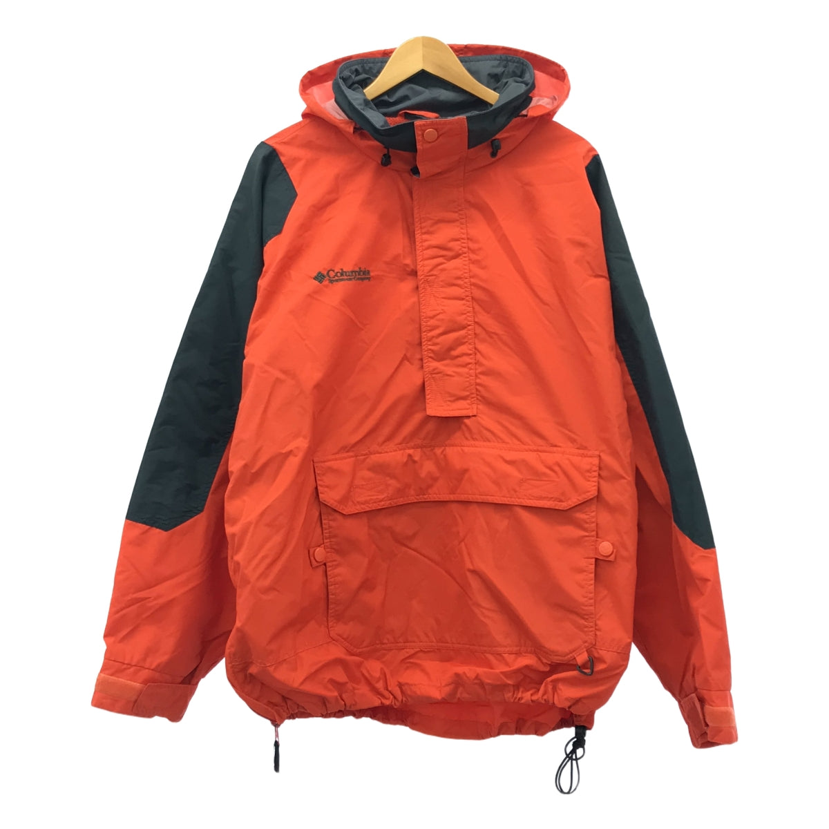 Columbia / コロンビア | パッカブルフード アノラックパーカー | XL | オレンジ / グレー | メンズ
