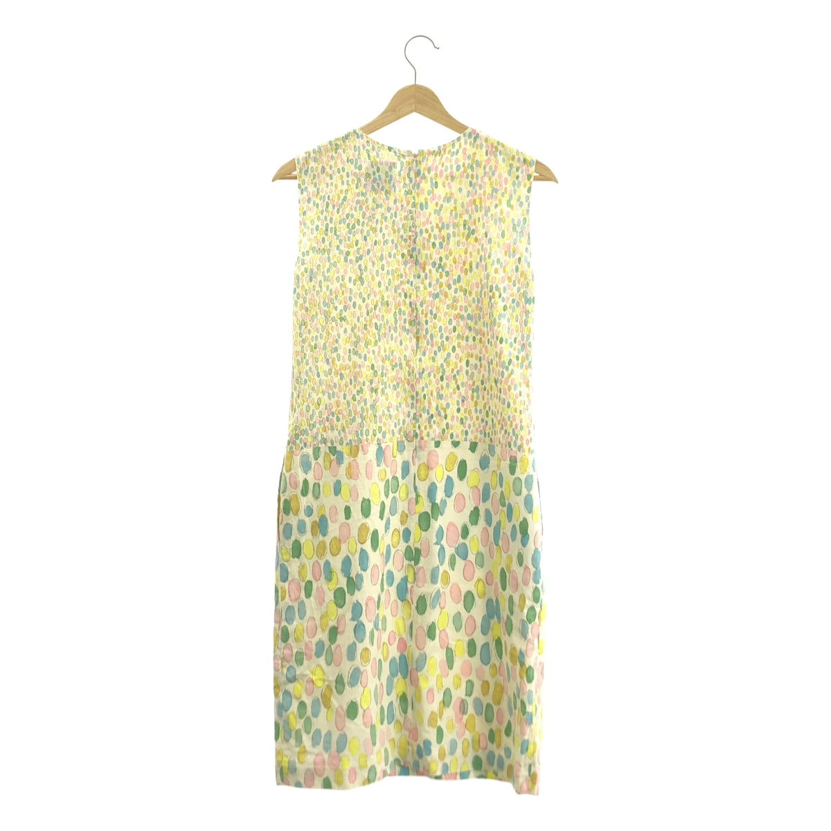 mina perhonen / 미나펠호넨 | jelly beans 총무늬 프린트 민소매 원피스 | 36 |