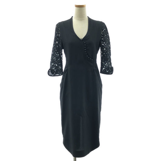 Mame Kurogouchi / マメクロゴウチ | Lace Sleeve Dress 袖 レース ドレス ワンピース | 1 | レディース