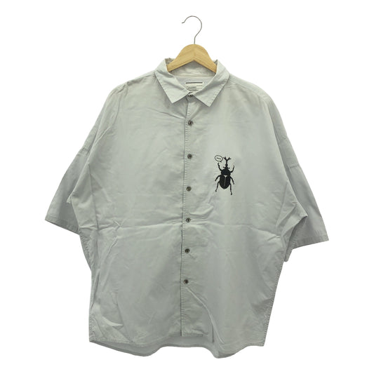 SHAREEF / シャリーフ | BEETLE S/S BIG SHIRTS シャツ | 2 | ライトブルー | メンズ