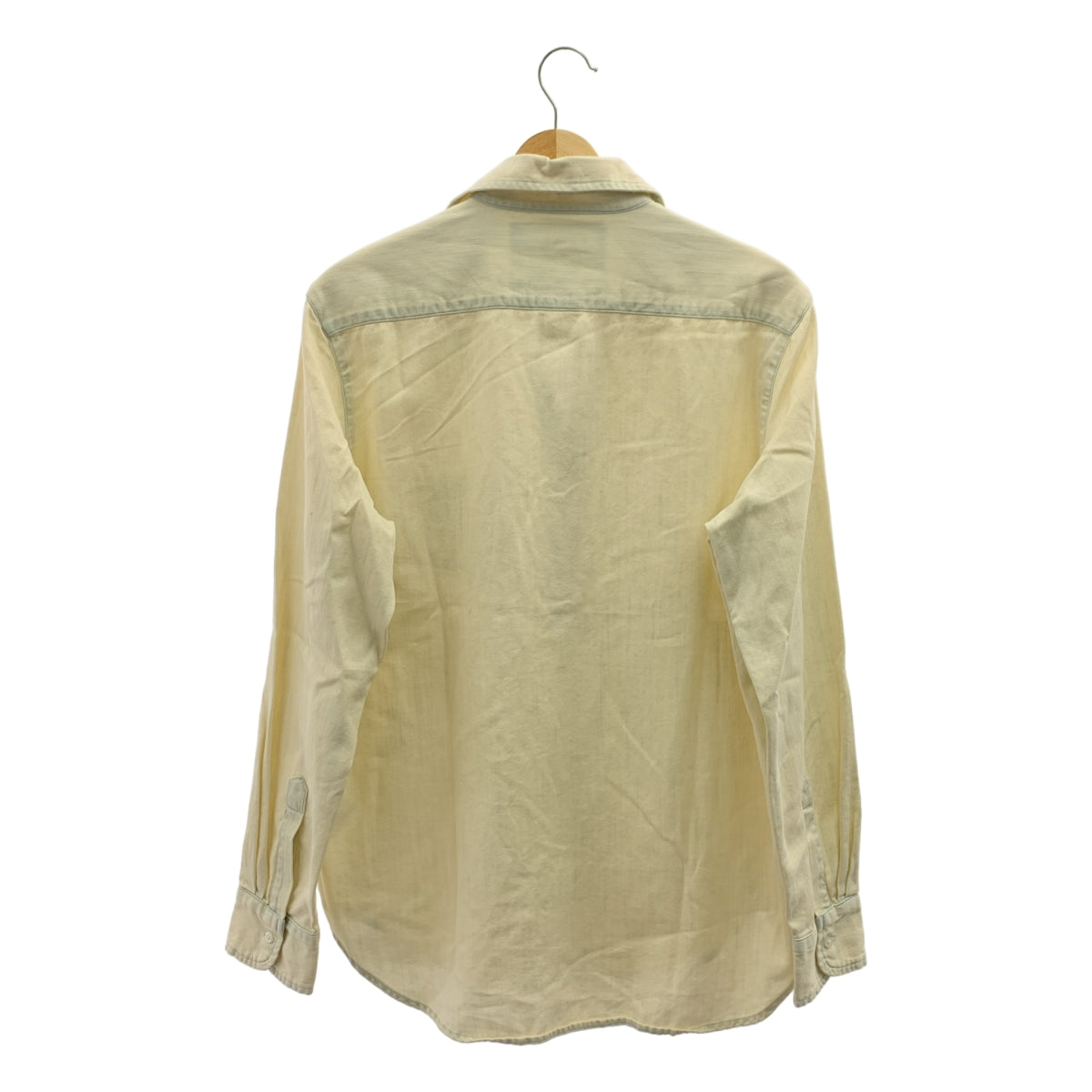 美品＊フランクアンドアイリーン Eileen コットンフランネルシャツ ベージュ Frank＆Eileen/フランク＆アイリーン｜秋冬に大活躍！ 人気の