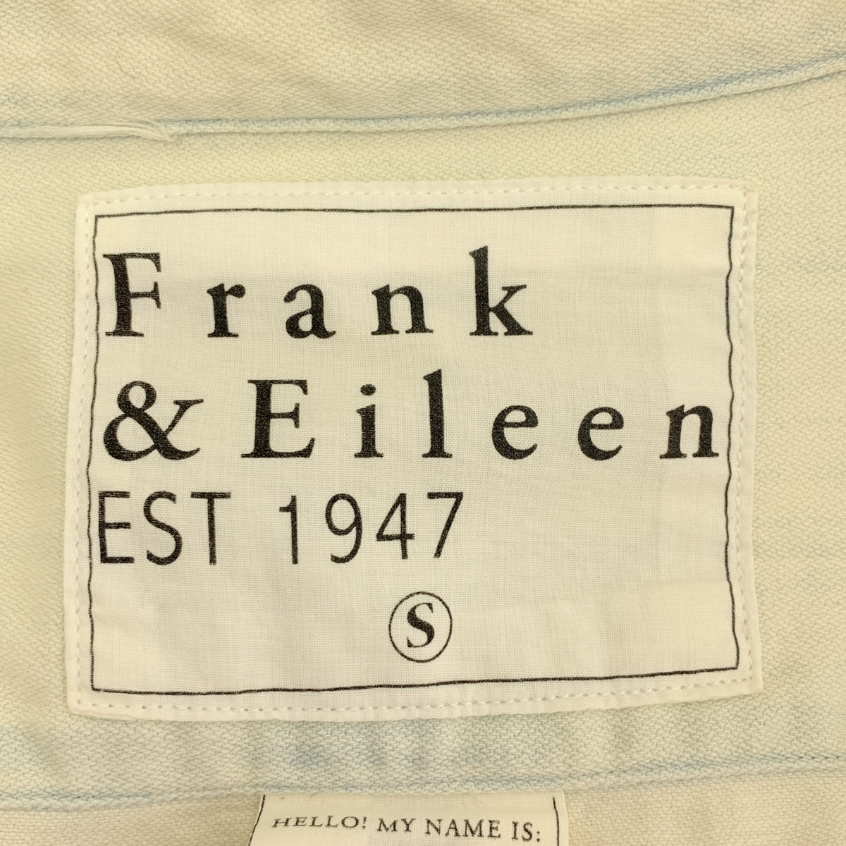Frank&Eileen / フランクアンドアイリーン | EILEEN / コットン ブリーチ シャツ ブラウス | S |