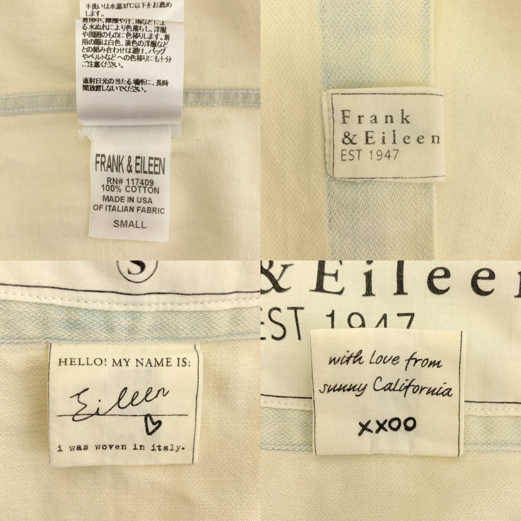 Frank&Eileen / フランクアンドアイリーン | EILEEN / コットン ブリーチ シャツ ブラウス | S |