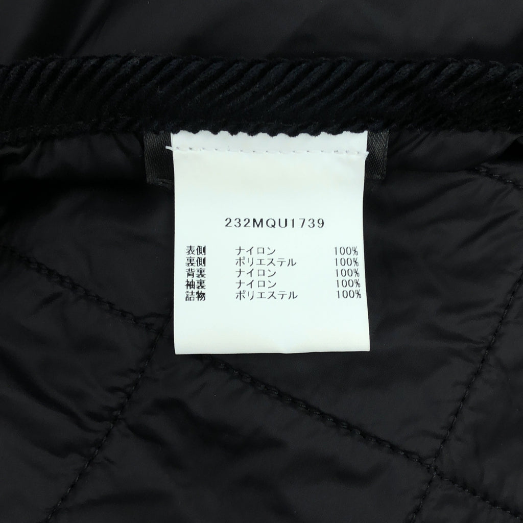 【美品】  Barbour / バブアー | Heritage + / ヘリテージ プラス キルティング フード コート | L | ブラック | メンズ