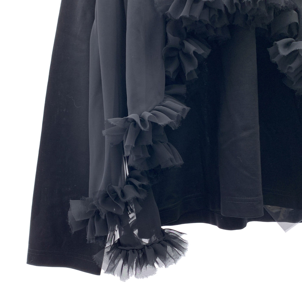 noir kei ninomiya | 2026春夏 | 薄紗褶皺圓領上衣 | S碼 | 女款