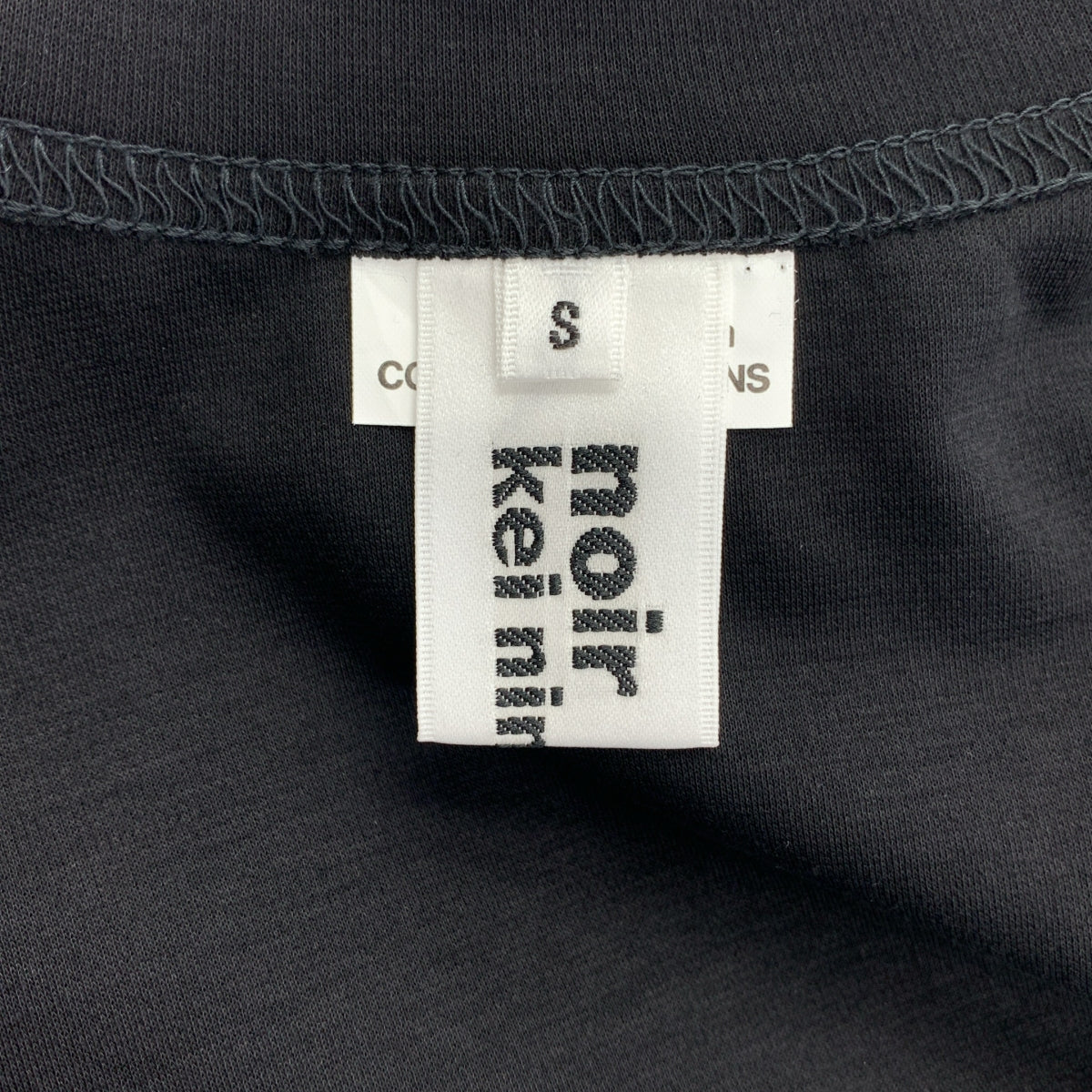 noir kei ninomiya | 2026春夏 | 薄紗褶皺圓領上衣 | S碼 | 女款