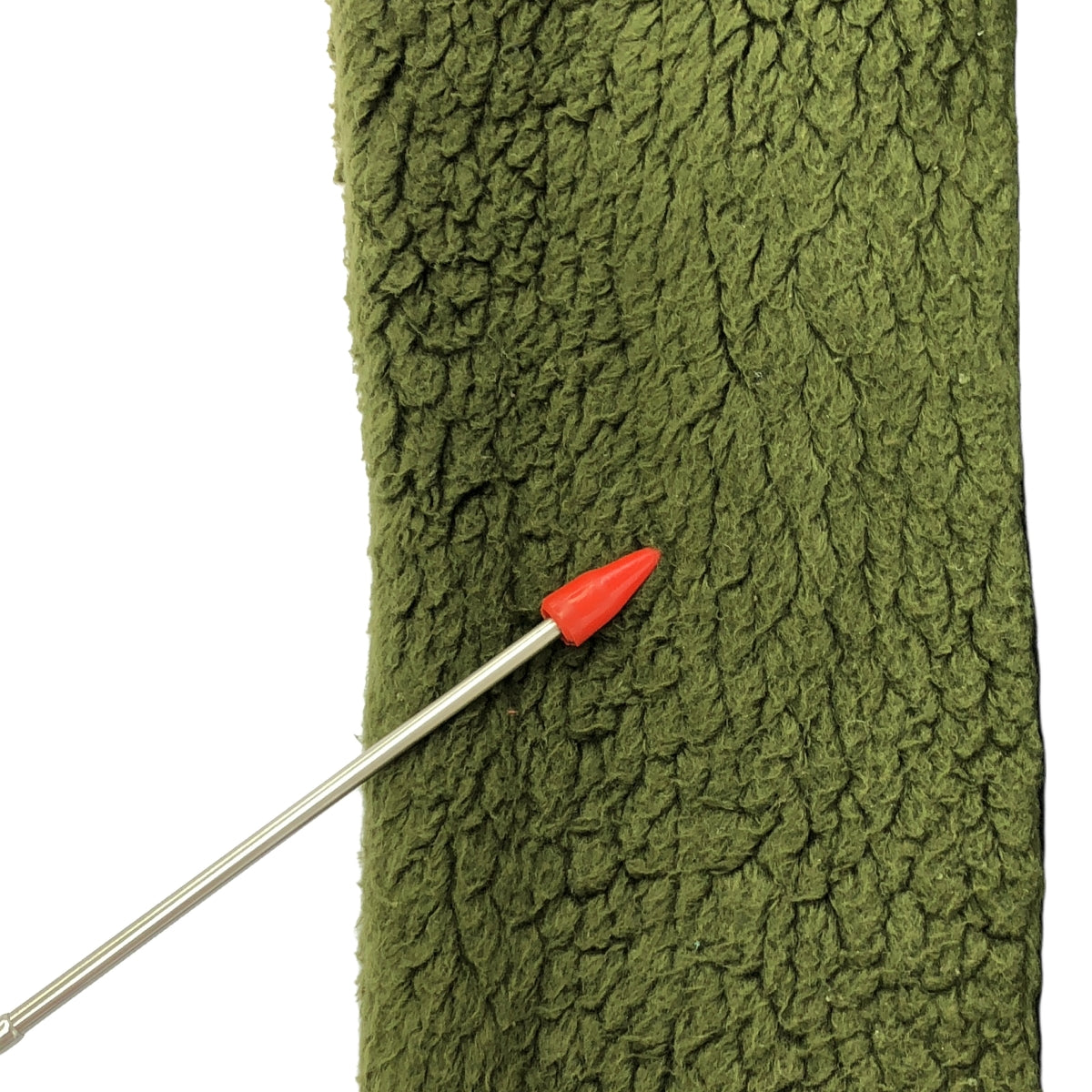 REYC / リック | FUR LONG COAT ボア ロング コート | 34 | オリーブ | レディース