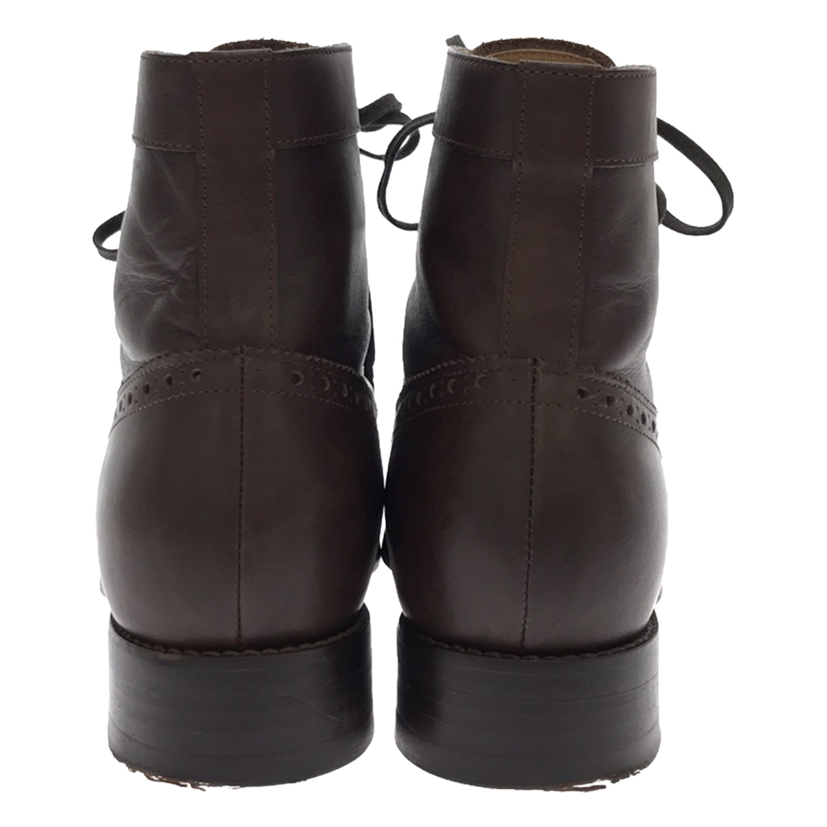 [狀況良好] KATIM / ORCHARD / 皮革繫帶靴 | 35 1/2 |深棕色 |女的