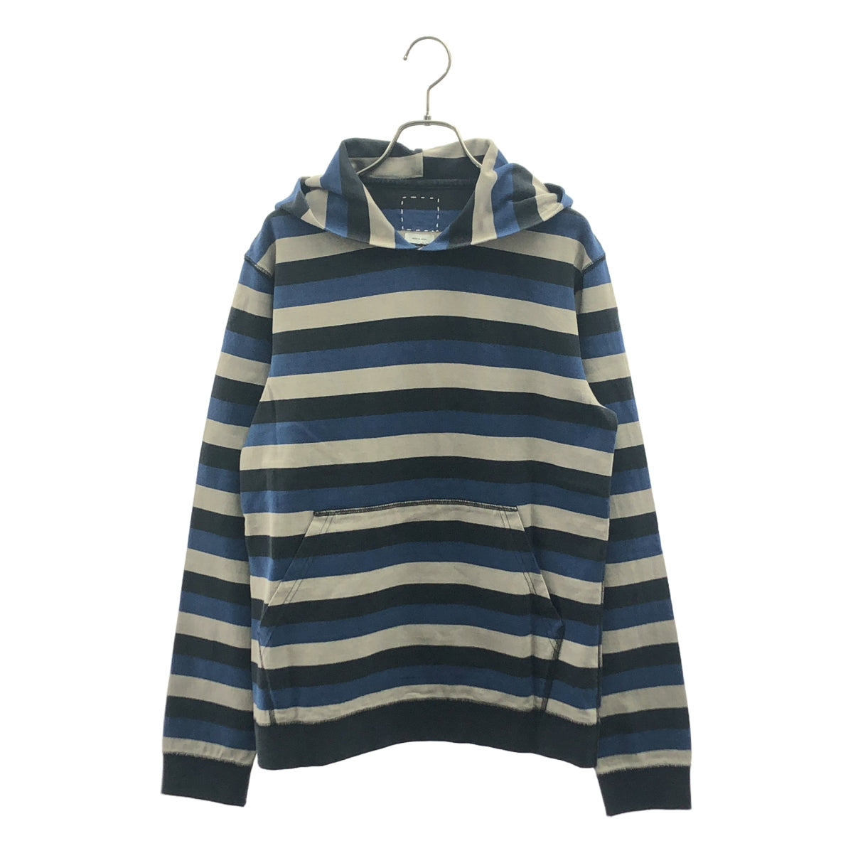 visvim | 棉質條紋連帽衫 | 2 碼 | 男士