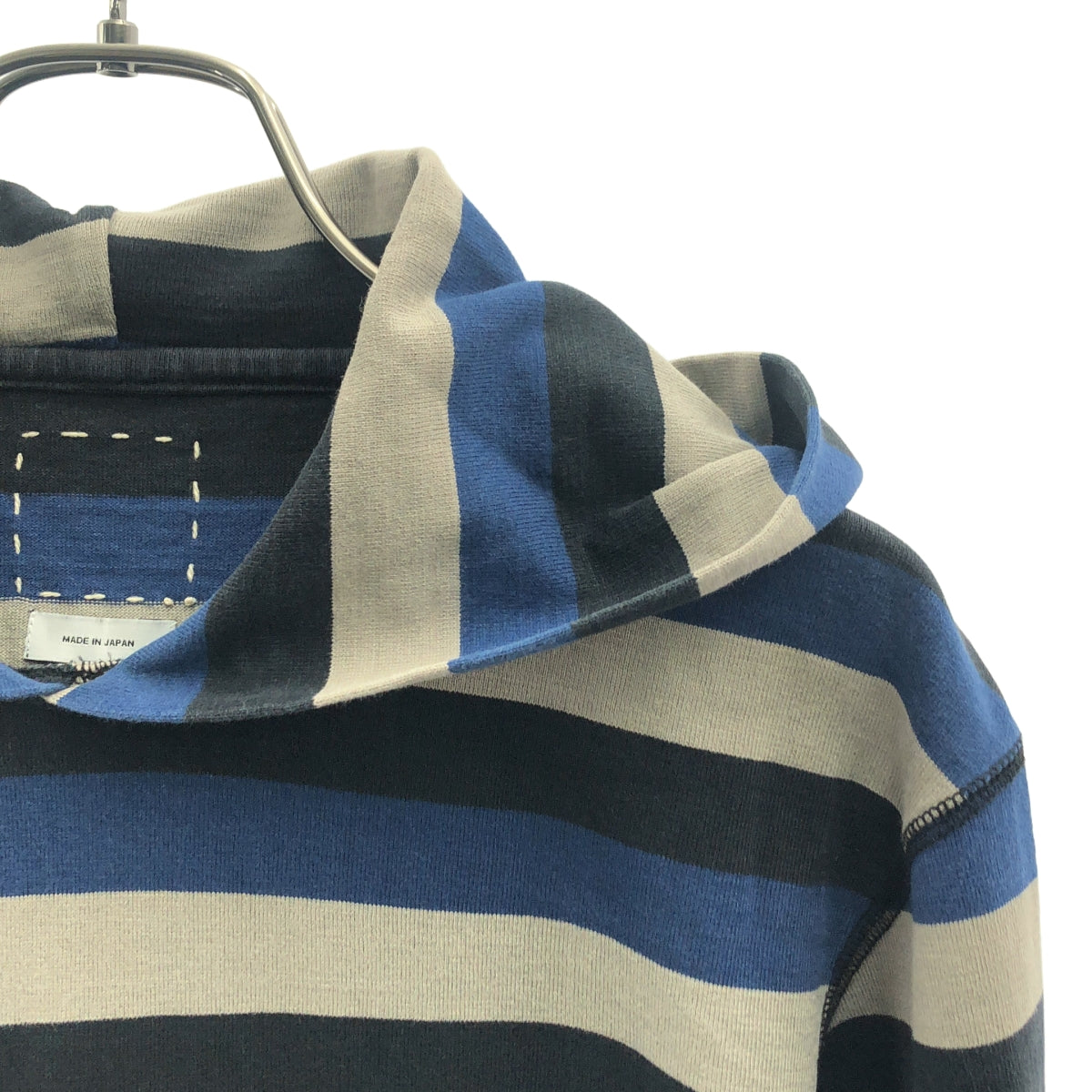 visvim | 棉質條紋連帽衫 | 2 碼 | 男士