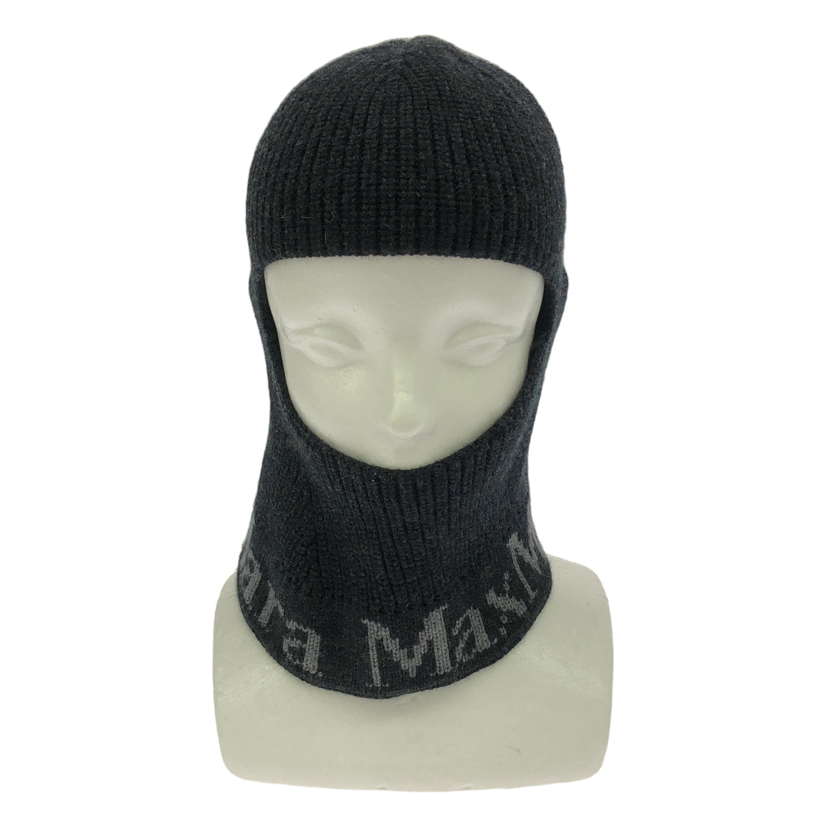 Max Mara | 標誌羊毛巴拉克拉法帽針織帽 | 炭灰色 | 女款