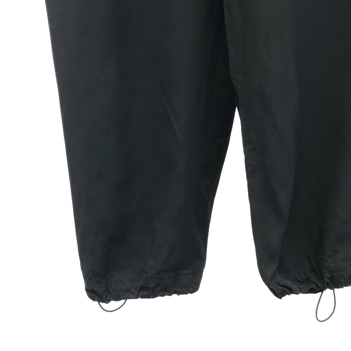 [類似新款] Y-3 STR WO CUF PNT 人造絲休閒褲 | XS 碼 | 黑色 | 男款
