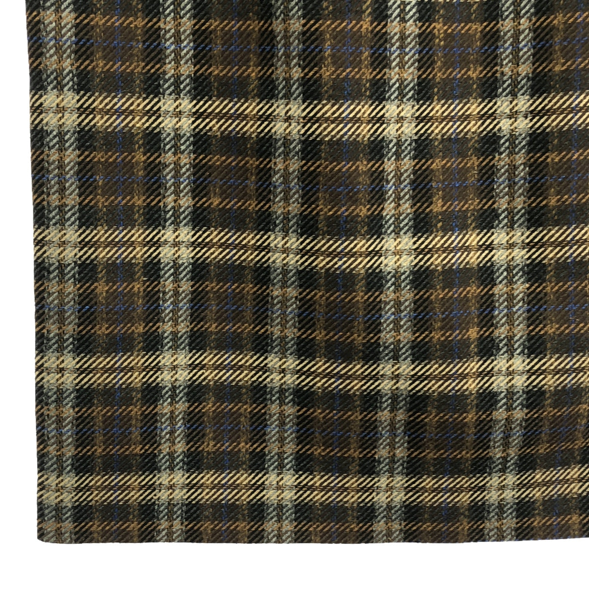 【美品】  1er Arrondissement / プルミエアロンディスモン | チェックIラインスカート | 36 | ブラウン | レディース