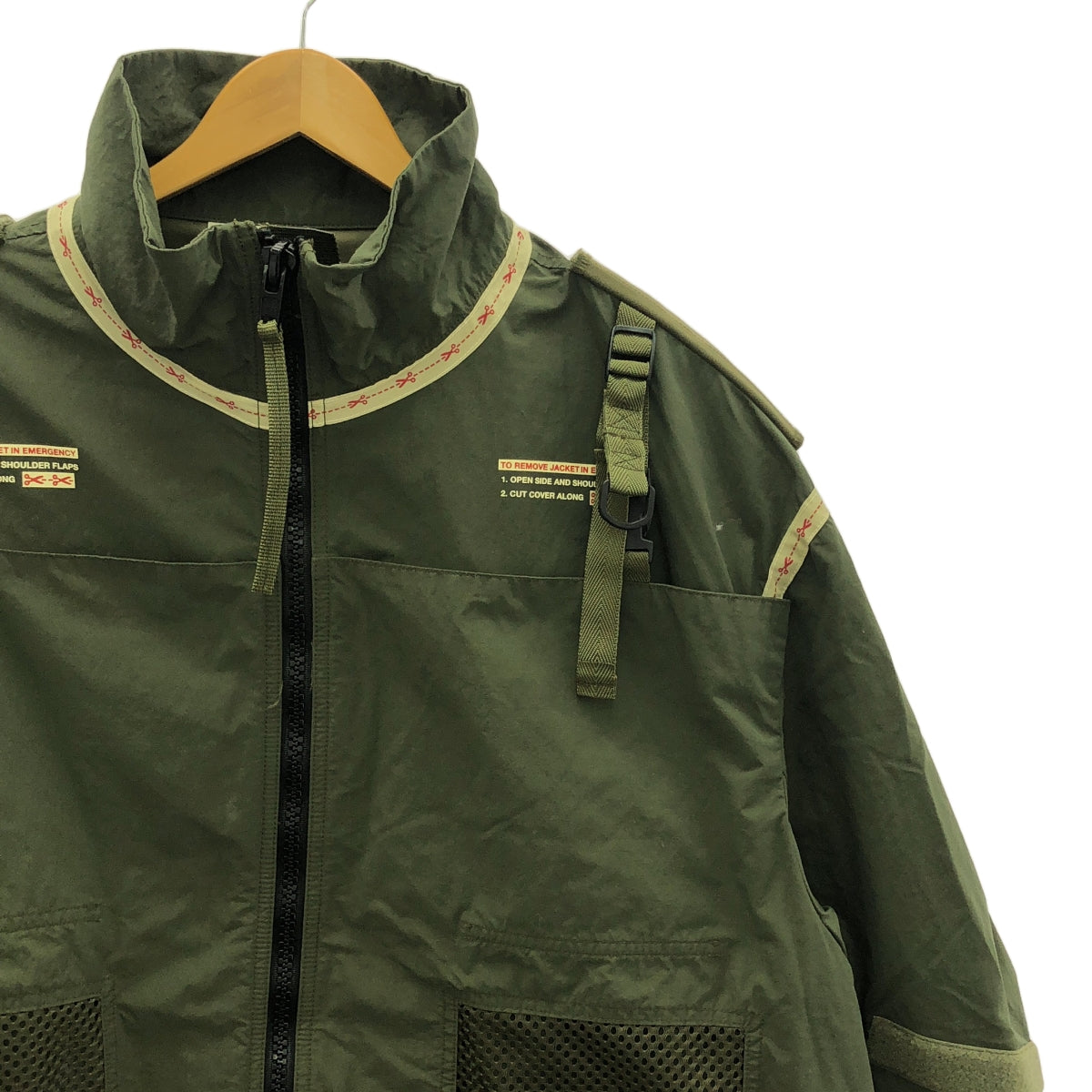 N.HOOLYWOOD / 엔 할리우드 | 2019AW | 폭탄 처리반 오버사이즈 밀리터리 코트 | 38 | 올리브 | 남성