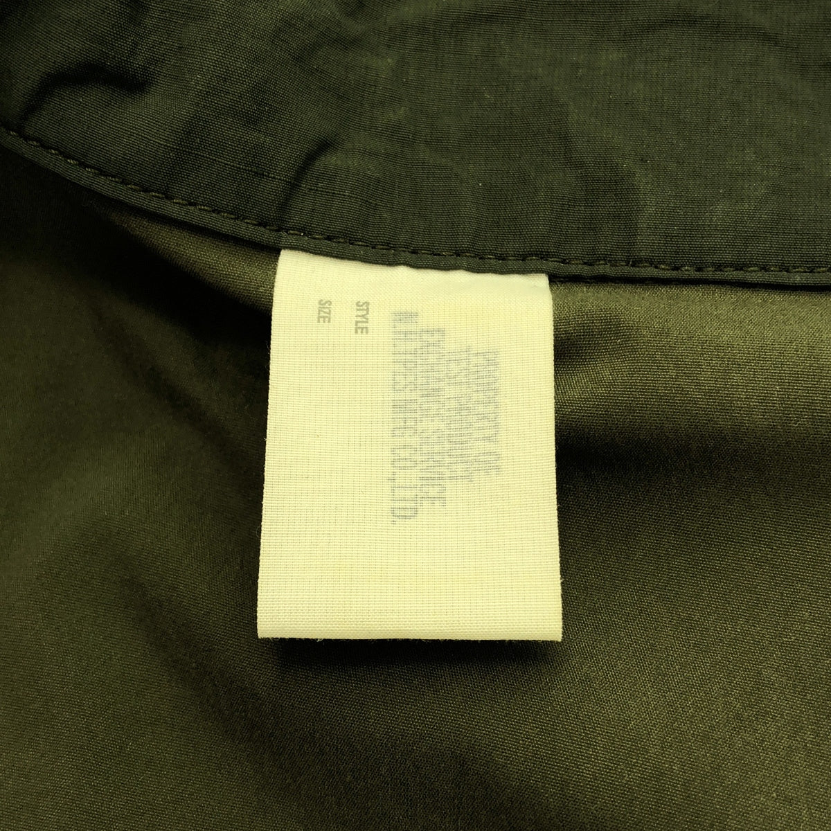 N.HOOLYWOOD / 엔 할리우드 | 2019AW | 폭탄 처리반 오버사이즈 밀리터리 코트 | 38 | 올리브 | 남성