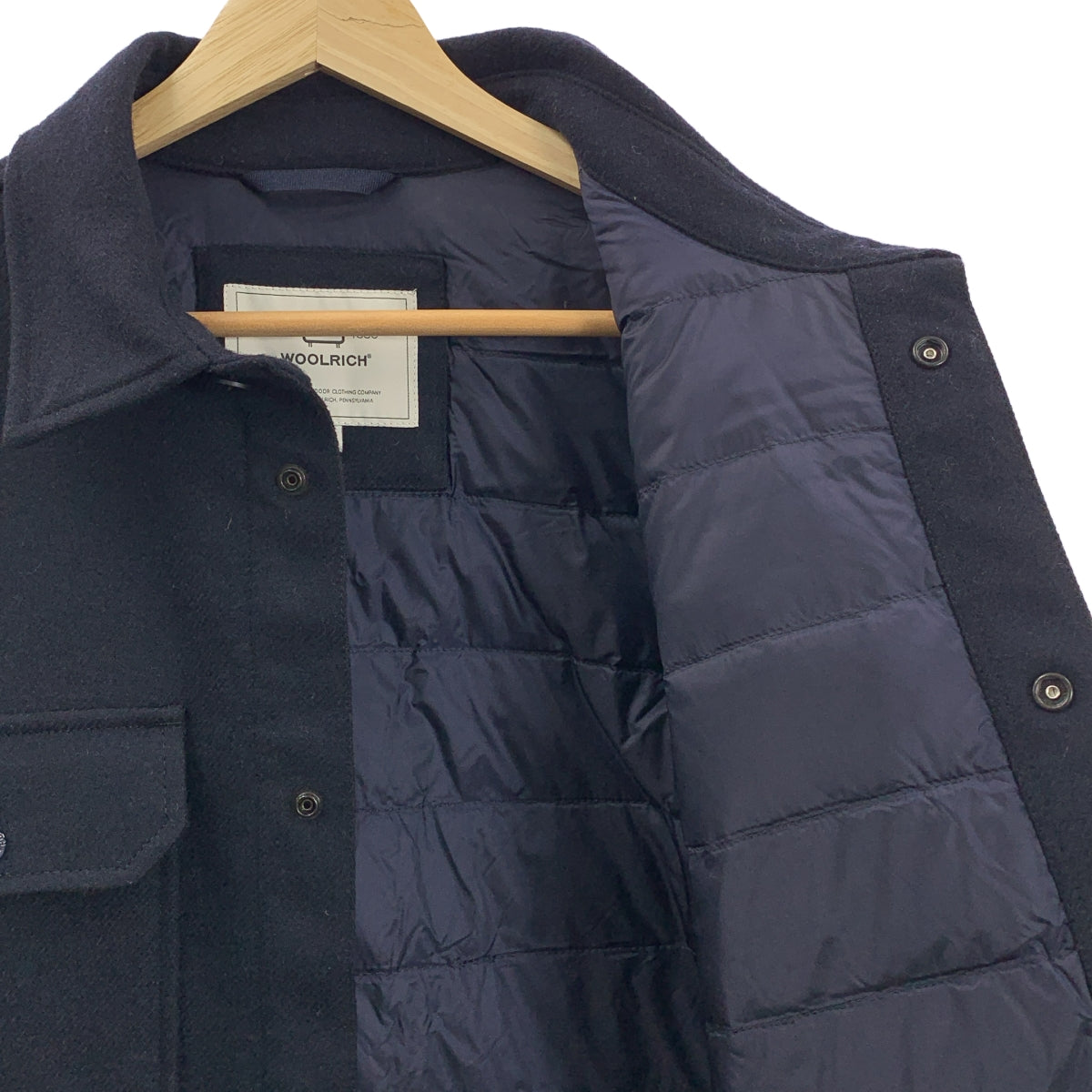 WOOLRICH ALASKAN WL OVERSHIRT CPO 羽絨襯衫外套 | S 碼 | 男款