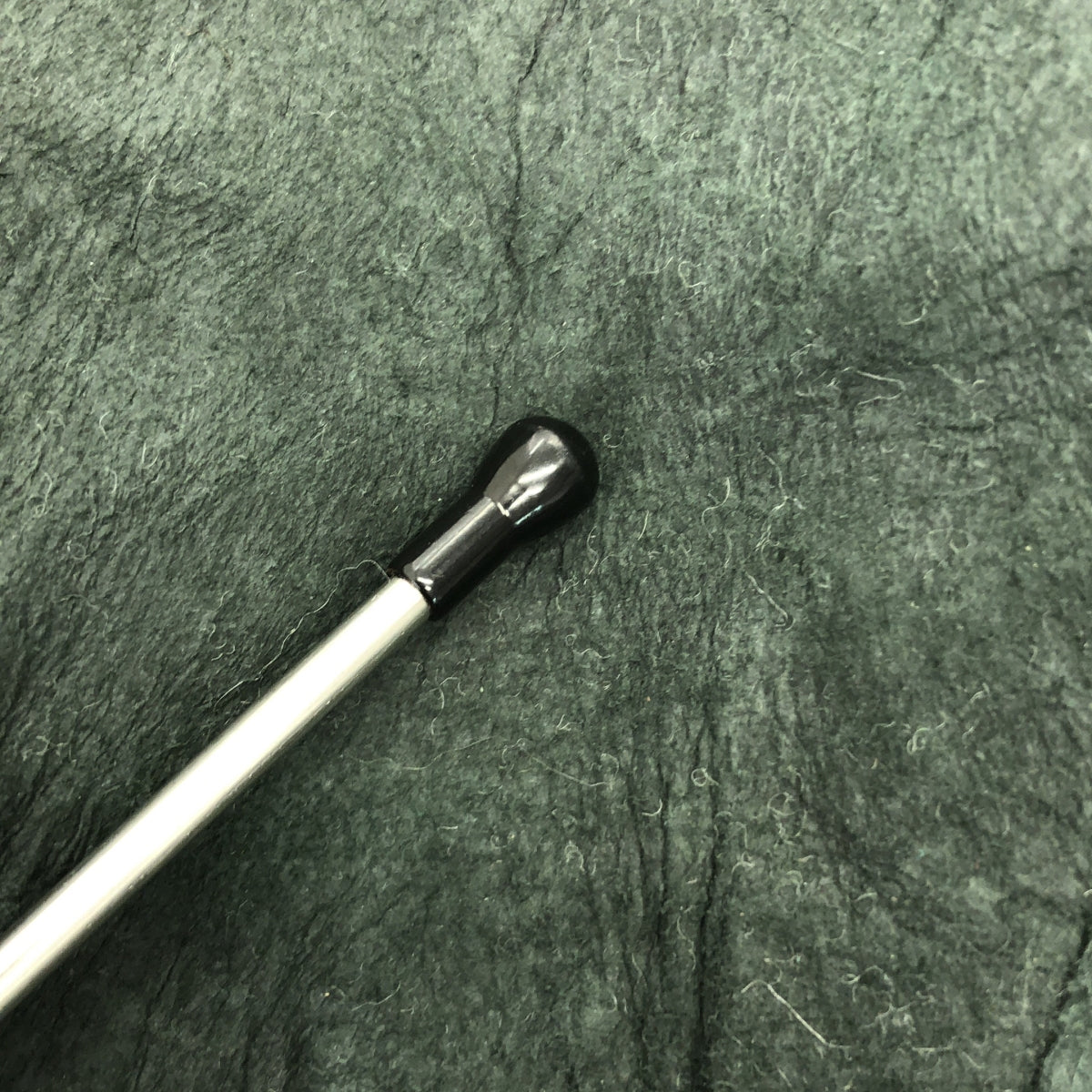 Paul Harnden / ポールハーデン | レザー ウール 切替 ノーカラー ジャケット | M | メンズ