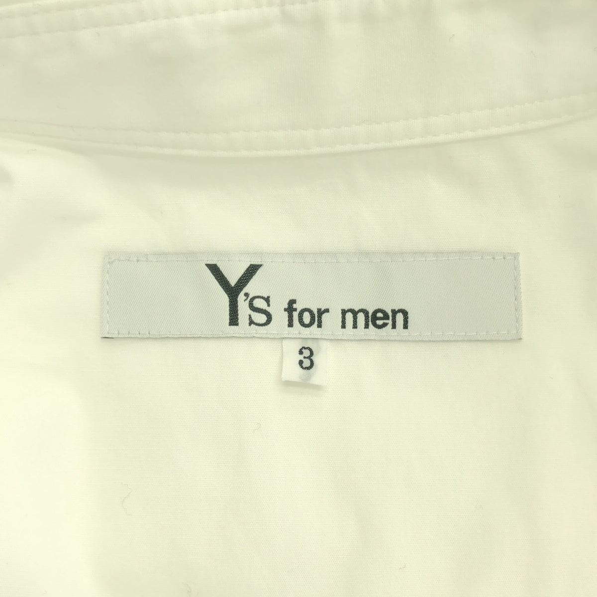 Y's for men / ワイズフォーメンヨウジヤマモト | 2024AW | Z-二枚衿定番BIG / ダブルカラー オーバー シャツ | 3 | メンズ