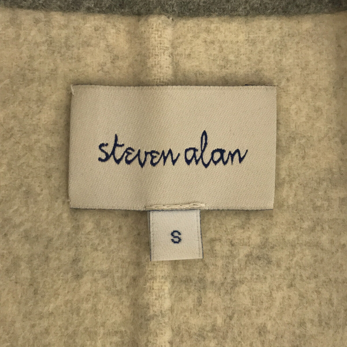 steven alan / steven alan | MELTON LONG SOUTIEN COLLAR COAT | S | Gray | Women's