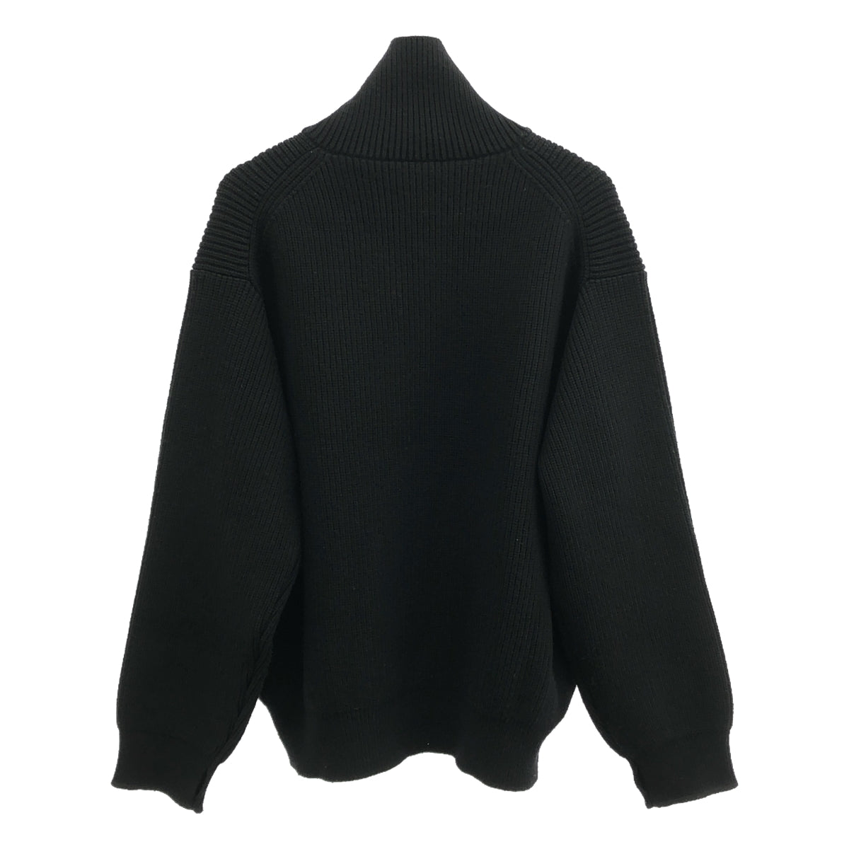 YOKE / ヨーク | 2023AW | 3/4 FRONT ZIP HIGH NECK RIB SWEATER / ウール フロントジップ ニット | 3 | メンズ