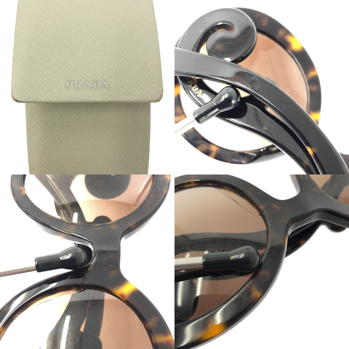 PRADA / Prada | SPR27N-A / 簡約巴洛克標誌太陽眼鏡 / 附原廠眼鏡盒 | 55□22 | 其他
