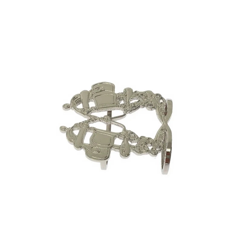 【美品】  HERMES / エルメス | Brides de Gala / ブリッド・ドゥ・ガラ スカーフリング | シルバー