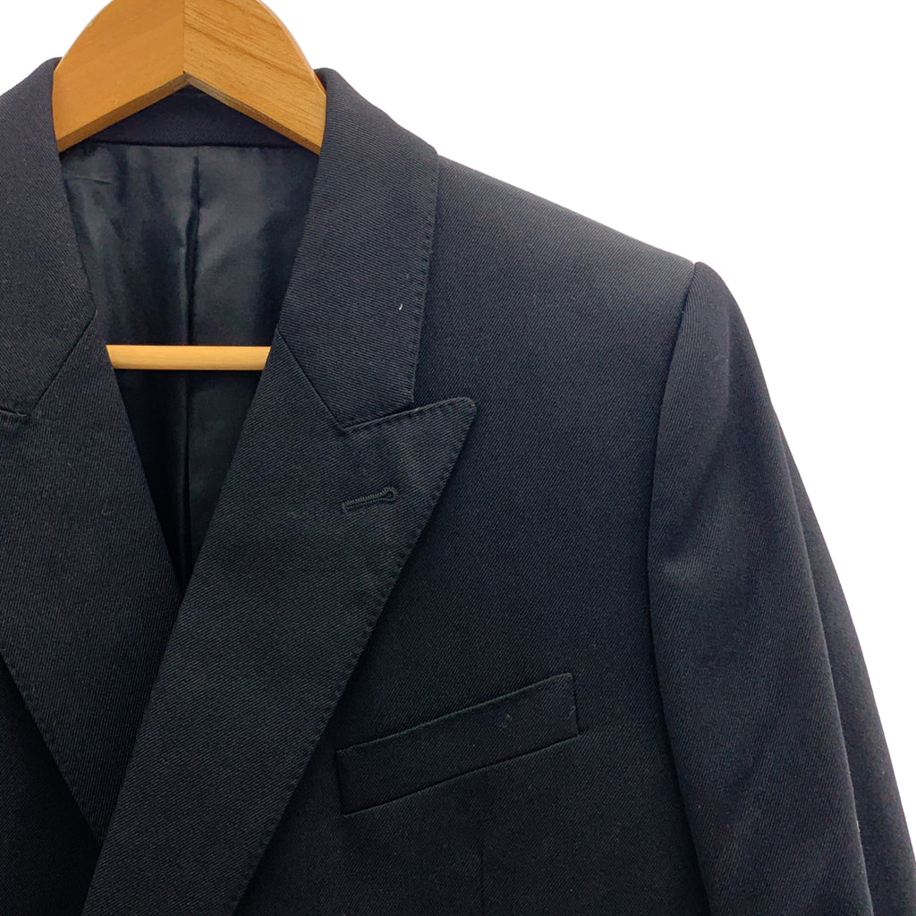 CELINE / セリーヌ | by Hedi Slimane エディ / ウール ピークドラペル ダブルジャケット | 38 | レディース