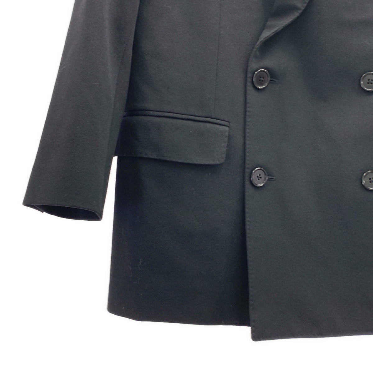 CELINE / セリーヌ | by Hedi Slimane エディ / ウール ピークドラペル ダブルジャケット | 38 | レディース