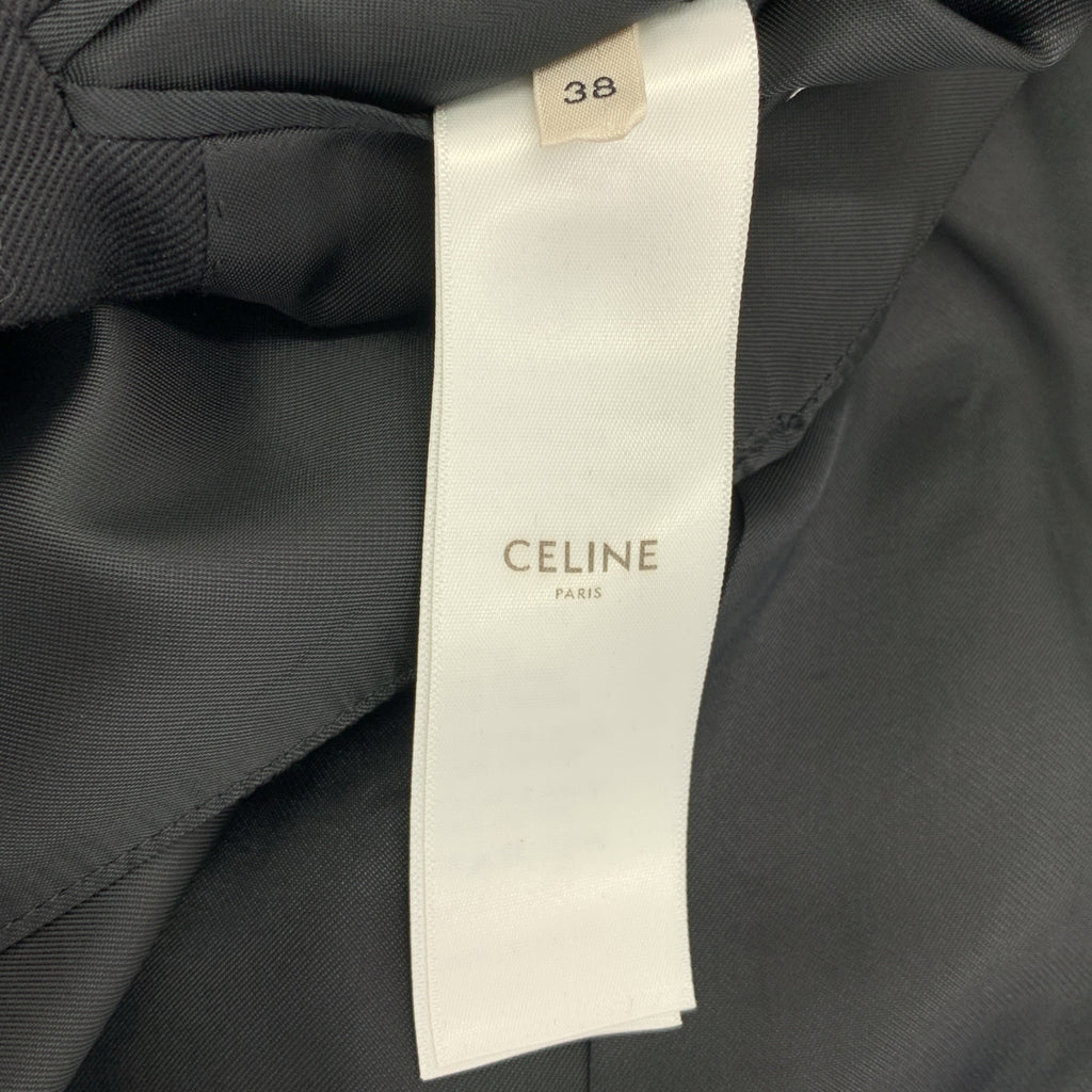 CELINE / セリーヌ | by Hedi Slimane エディ / ウール ピークドラペル ダブルジャケット | 38 | レディース