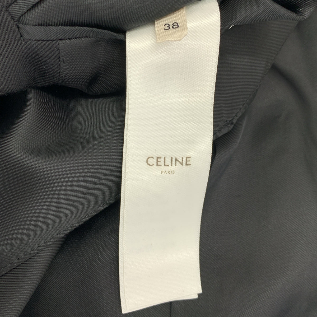 CELINE / セリーヌ | by Hedi Slimane エディ / ウール ピークドラペル ダブルジャケット | 38 | レディース