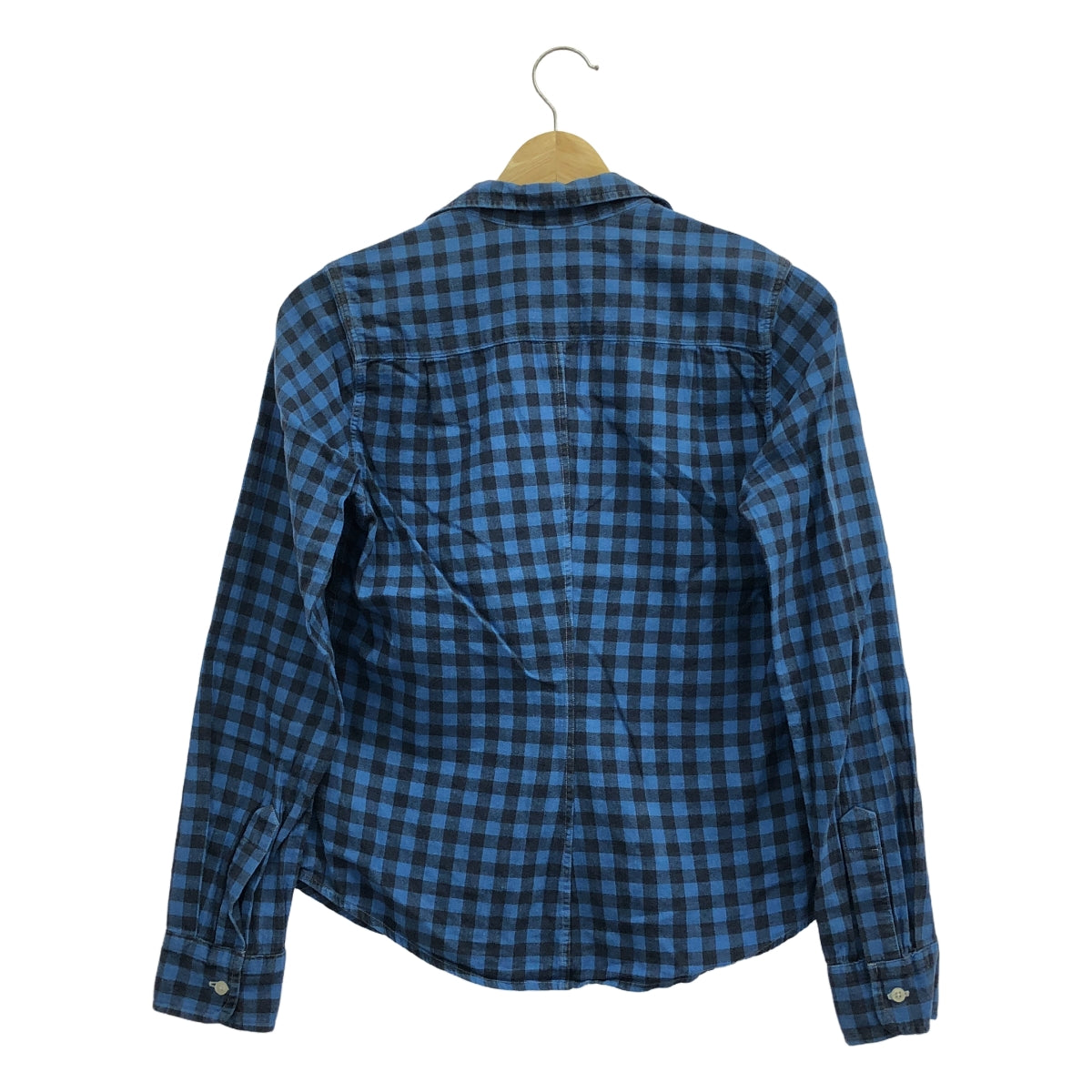 法蘭克與艾琳 |棉質格紋襯衫 | XS |藍色/黑色 |女性的