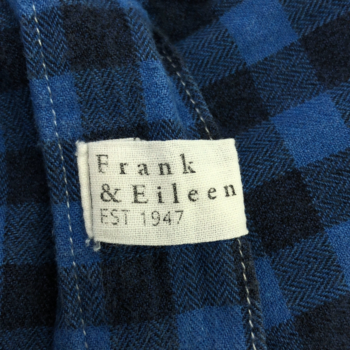 Frank&Eileen / フランクアンドアイリーン | コットン チェック シャツ | XS | ブルー/ブラック系 | レディース