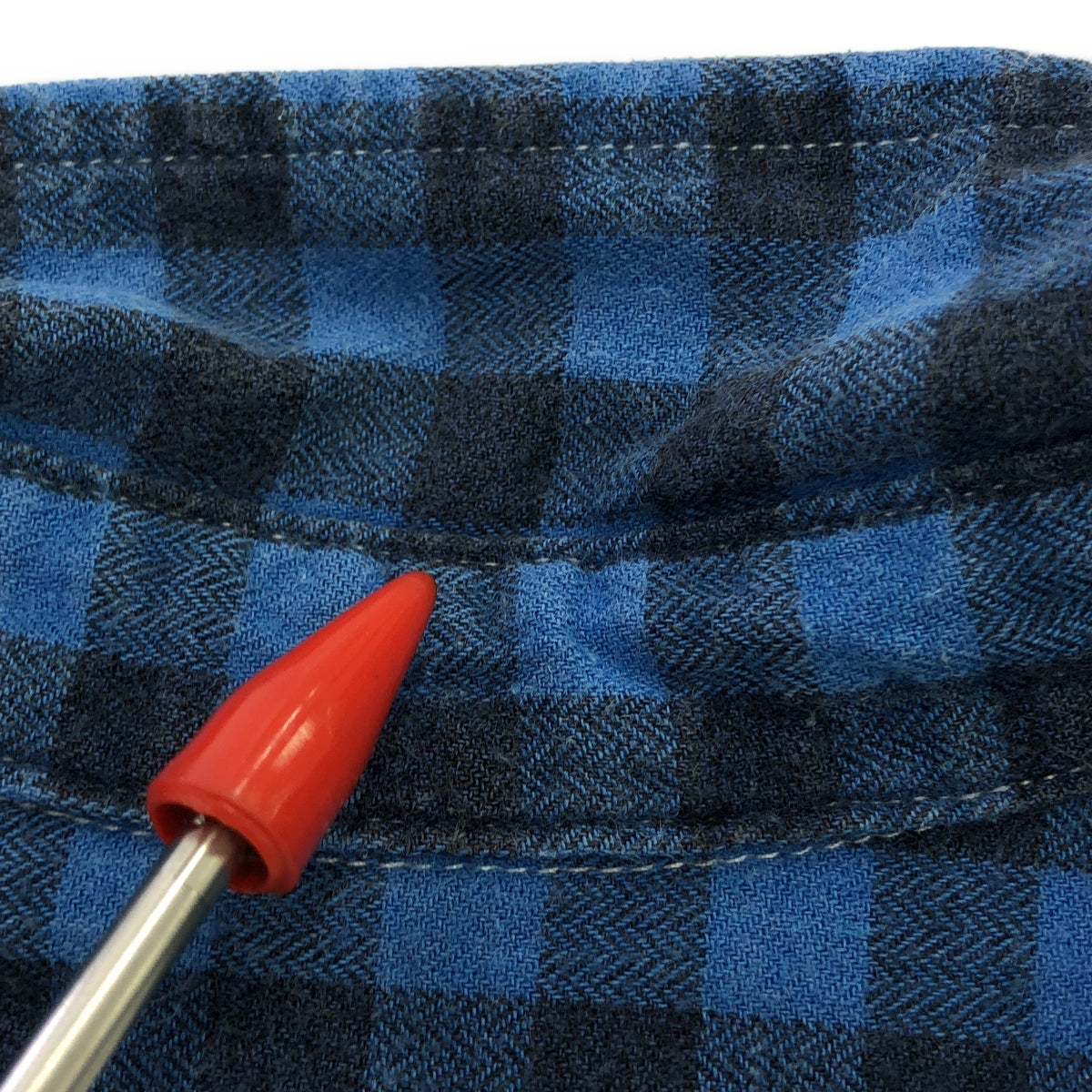 Frank&Eileen / フランクアンドアイリーン | コットン チェック シャツ | XS | ブルー/ブラック系 | レディース