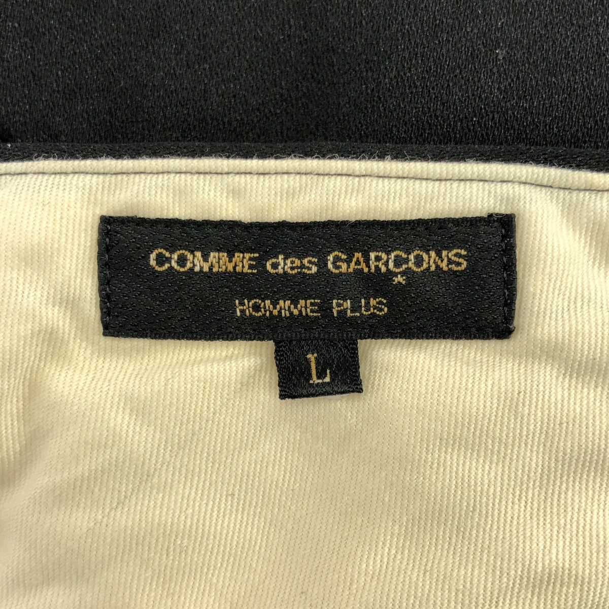 COMME des GARCONS HOMME PLUS / コムデギャルソンオムプリュス | 2016AW | ポリエステル カシメ打ち 甲冑 鎧 アジャスター パンツ | L | メンズ