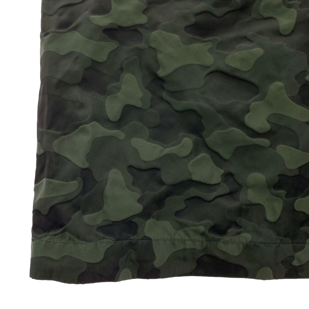 Gabriele Pasini / ガブリエレ パジーニ | ナイロン 総柄 カモフラージュ ステンカラーコート / 総裏地 | 50 | メンズ