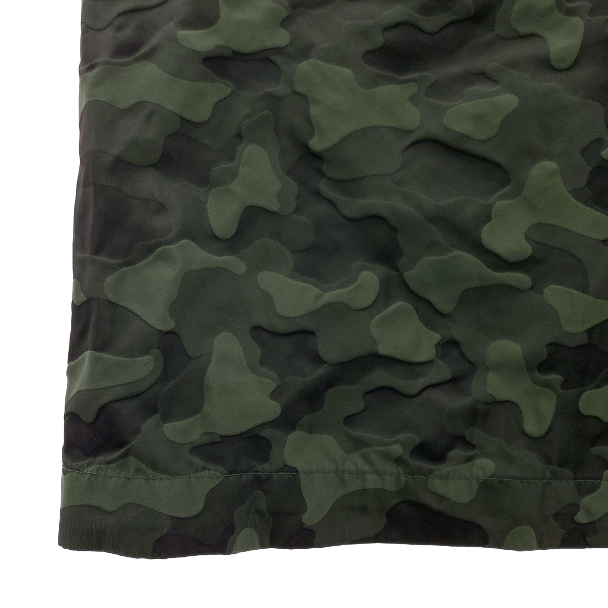 Gabriele Pasini / ガブリエレ パジーニ | ナイロン 総柄 カモフラージュ ステンカラーコート / 総裏地 | 50 | メンズ