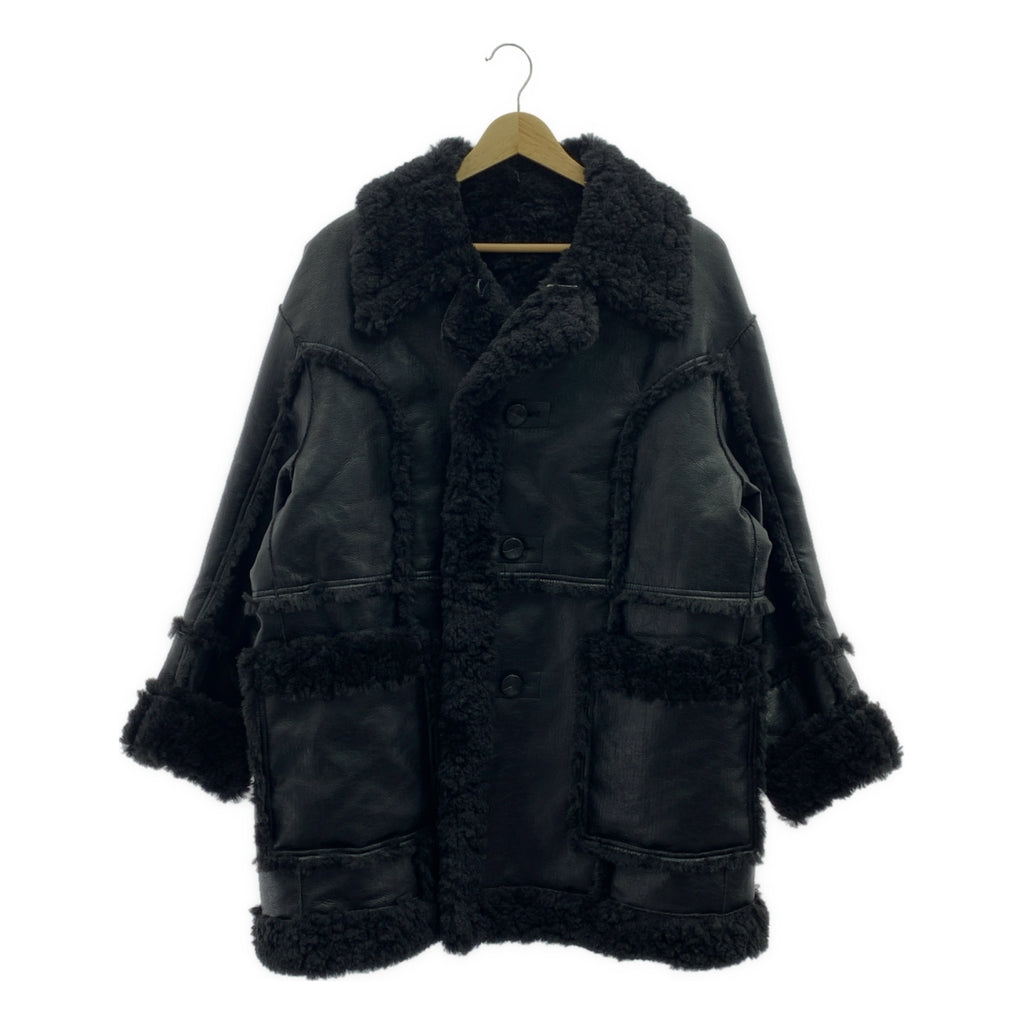 PERVERZE / 퍼버스 | Re-PET Single Breasted Coat / 보어 전환 오버코트 | W | 여성