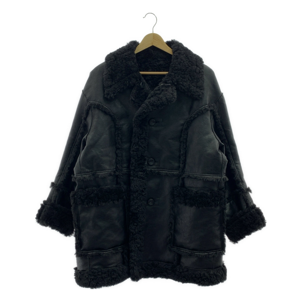 PERVERZE / 퍼버스 | Re-PET Single Breasted Coat / 보어 전환 오버코트 | W | 여성