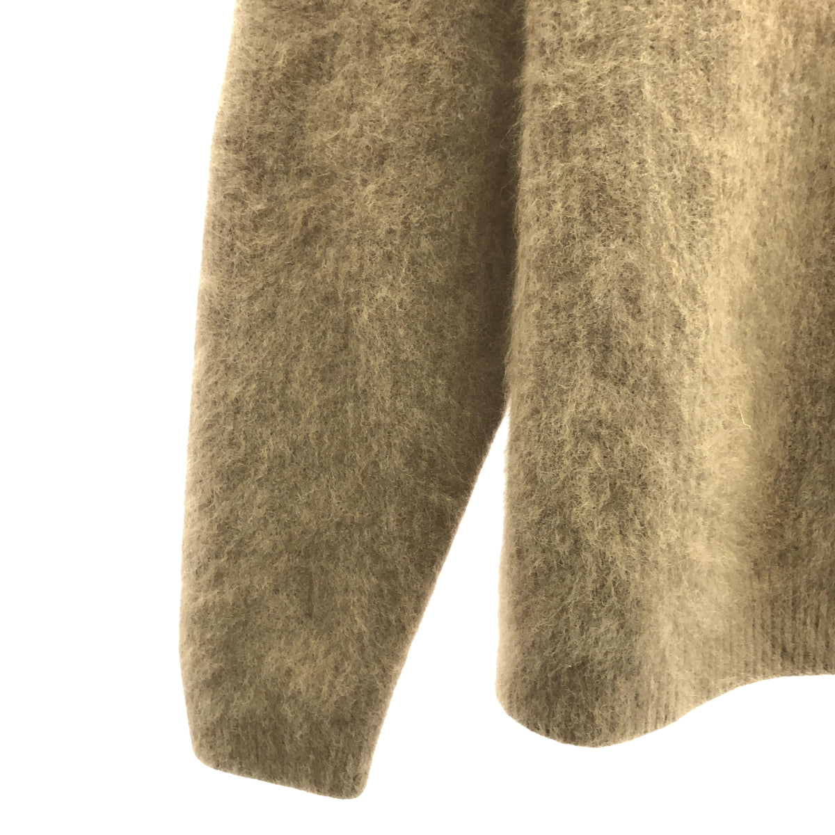 【美品】  H BEAUTY&YOUTH / エイチビューティアンドユース | RIB HIGH NECK KNIT ニット | L | ブラウン | メンズ