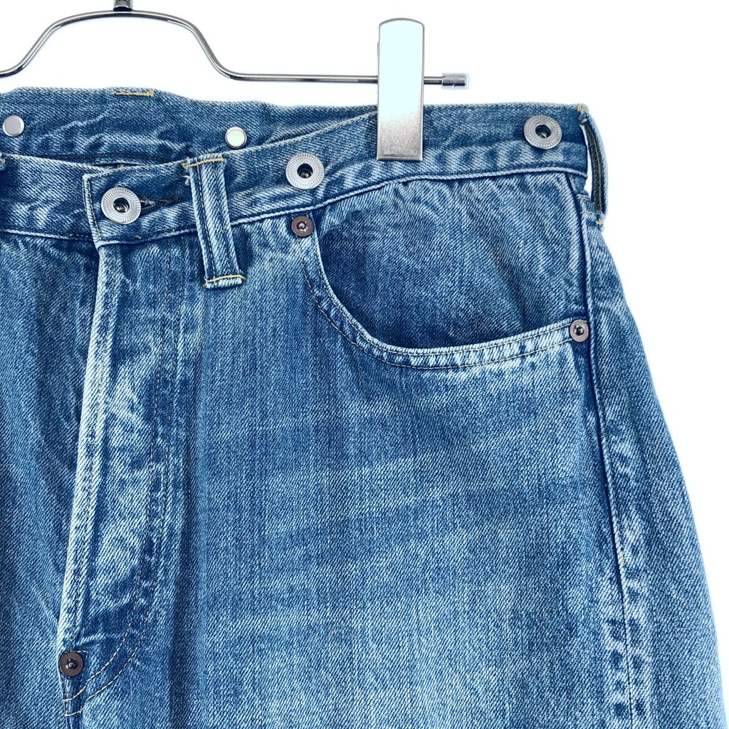 A.PRESSE / アプレッセ | No.2 Washed Denim Pants / セルビッチ デニムパンツ | 34 | メンズ