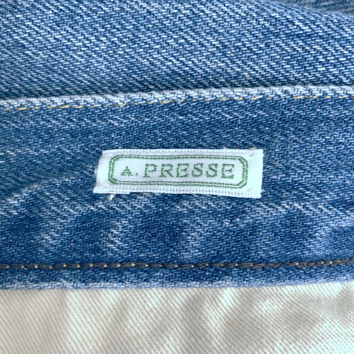A.PRESSE / アプレッセ | No.2 Washed Denim Pants / セルビッチ デニムパンツ | 34 | メンズ